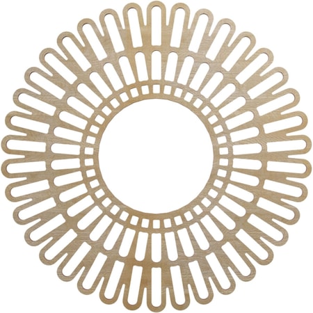 Ekena Millwork Cornelius Wood Fretwork Pierced Ceiling Medallion, Hickory, 20"OD x 7 1/2"ID x 1/4"T CMWP20X0250CRHI